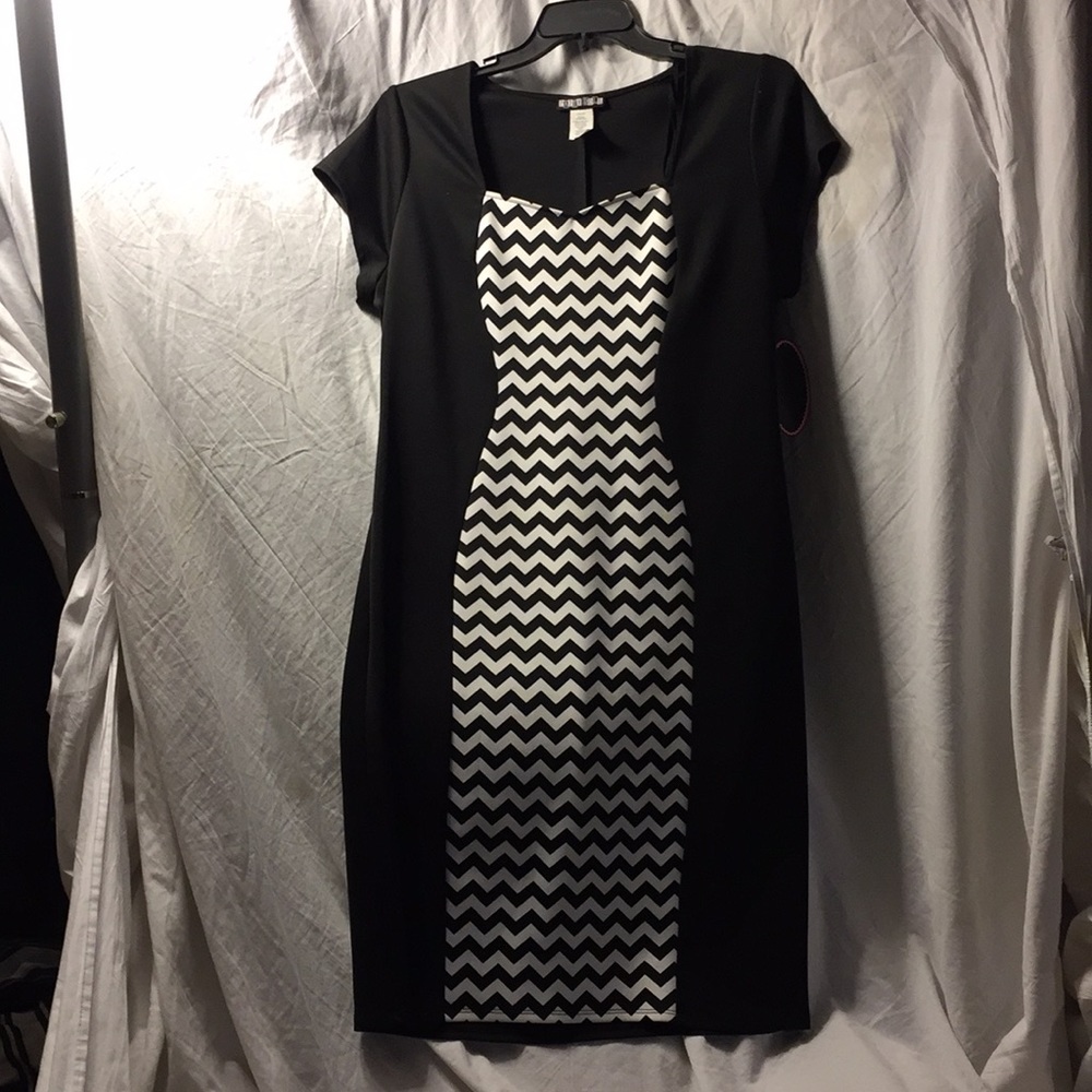 Women’s black and white dress size 1X NWT